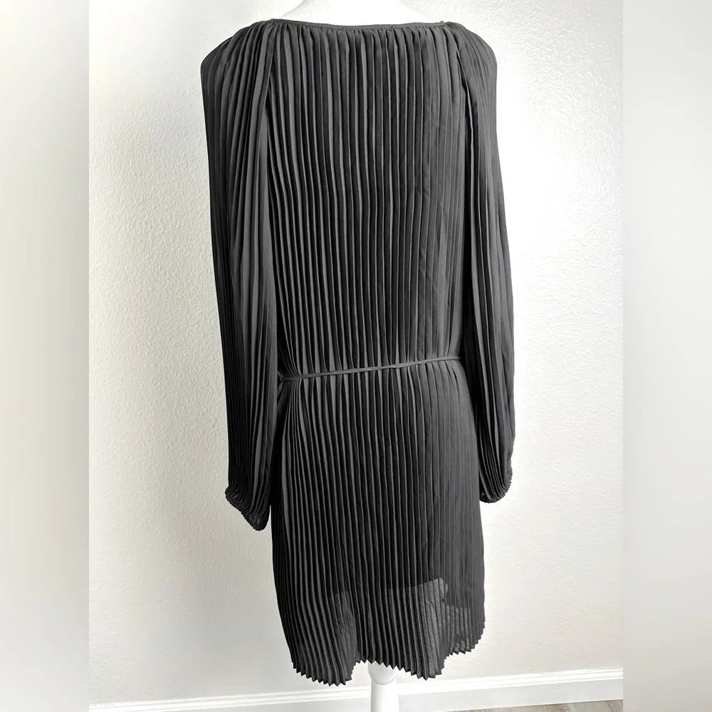 Banana Republic Factory Long Sleeve Pleated Mini Dress Size XL - Picture 5 of 11